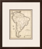 Map of South America, c.1839