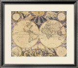 Buy New World Map, c.1676 at AllPosters.com
