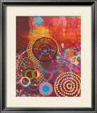 Textile Story Framed Art Print