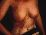 Nude Womans Torso with Sand