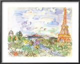 La Tour Eiffel, c.1935 Lamina Framed Art Print