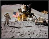 Buy NASA - Astronaut,Rover,Flag On Moon  - &copy;Spaceshots at AllPosters.com