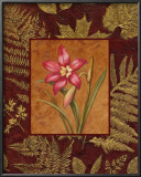 Buy Liliy On Golden Leaves at AllPosters.com