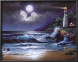 Buy Midnight Lighthouse at AllPosters.com