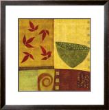 Buy Green Bowl with Nandina Leaves at AllPosters.com