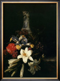 Buy Bouquet de Fleur Devant un Vase de Chine, 1661 at AllPosters.com