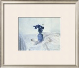 Buy Pansies in a Blue Vase at AllPosters.com