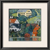 Houses at Unterach on the Attersee