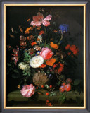 Buy Bouquet de Fleurs dans un Vase de Pierre, 1677 at AllPosters.com