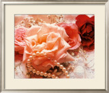 Pink Rose and Pearls