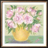 Buy Yellow Vase Peonies II at AllPosters.com