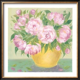 Buy Yellow Vase Peonies I at AllPosters.com