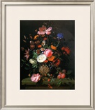 Buy Bouquet de Fleurs dans un Vase de Pierre, 1677 at AllPosters.com