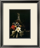 Buy Bouquet de Fleur Devant un Vase de Chine, 1661 at AllPosters.com