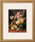 Buy Roses et Autres Fleurs, Coquillages, Tete de Requin et Petrifications, c.1819 at AllPosters.com