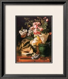 Buy Roses et Autres Fleurs, Coquillages, Tete de Requin et Petrifications, c.1819 at AllPosters.com