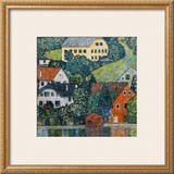 Houses at Unterach on the Attersee