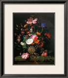 Buy Bouquet de Fleurs dans un Vase de Pierre, 1677 at AllPosters.com
