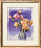 Roses with a Blue Vase