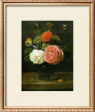 Buy Bouquet de Roses avec Papaillons et Insectes at AllPosters.com