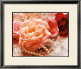Pink Rose and Pearls