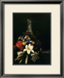 Buy Bouquet de Fleur Devant un Vase de Chine, 1661 at AllPosters.com