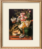 Buy Roses et Autres Fleurs, Coquillages, Tete de Requin et Petrifications, c.1819 at AllPosters.com