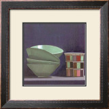 Buy Vaisselle Sur Fond Bleu at AllPosters.com