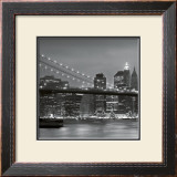 Buy Downtown Manhattan and Brooklyn Bridge at AllPosters.com
