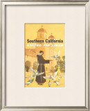 Buy United Airlines: Southern California, Franciscan Monk and Spanish Mission at AllPosters.com
