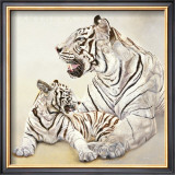 Buy Tigres Blancs, Mere et Fille at AllPosters.com