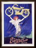 Terrot and Cie Motorcycle Framed Giclee Print