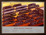 Buy British Railways Locomotives, BR Poster, circa 1950s at AllPosters.com