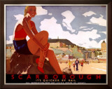 Buy Scarborough, It's Quicker by Rail at AllPosters.com