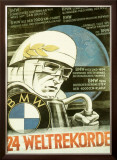 Buy BMW Weltrekorde Motorcycle, c.1934 at AllPosters.com