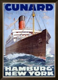 Buy Cunard Line, Hamburg to New York at AllPosters.com