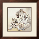 Buy Tigres Blancs, Mere et Fille at AllPosters.com