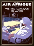 Air Afrique Framed Giclee Print