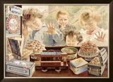 Children Looking Through Bakery Window