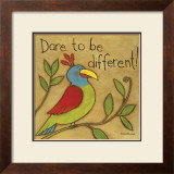 Be Different Framed Art Print