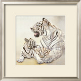 Buy Tigres Blancs, Mere et Fille at AllPosters.com