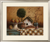 Birdhouse and Topiary