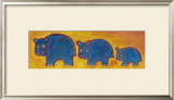Buy Famille Hippopotame Bleus at AllPosters.com