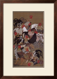 Buy Japanese Rooster with Sunflower in Summer at AllPosters.com