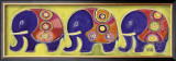 Buy Family of Elephants in Green at AllPosters.com