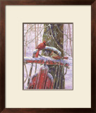 Buy Red Sled with Cardinals at AllPosters.com