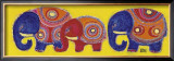 Buy Family of Elephants in Yellow at AllPosters.com