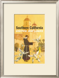 Buy United Airlines: Southern California, Franciscan Monk and Spanish Mission at AllPosters.com