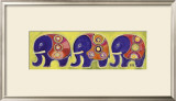 Buy Family of Elephants in Green at AllPosters.com