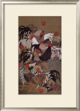Buy Japanese Rooster with Sunflower in Summer at AllPosters.com